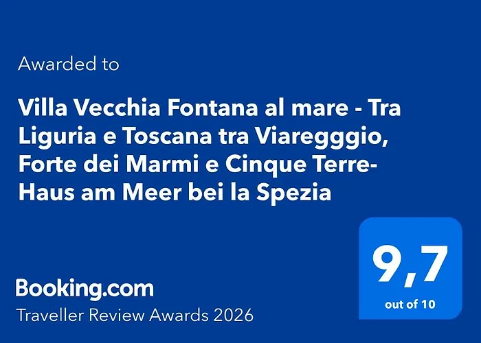 Vecchia Fontana Al Mare - Tra Liguria E Toscana Tra Viaregggio, Dei Marmi E Cinque Terre- Haus Am Bei La Spezia * Bocca di Magra